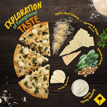 California Pizza Kitchen Crispy Thin Crust White Frozen Pizza - Spinach & Garlic