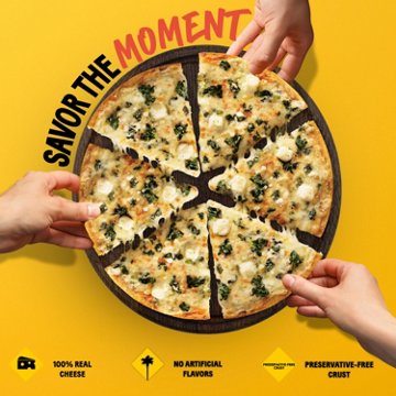 California Pizza Kitchen Crispy Thin Crust White Frozen Pizza - Spinach & Garlic
