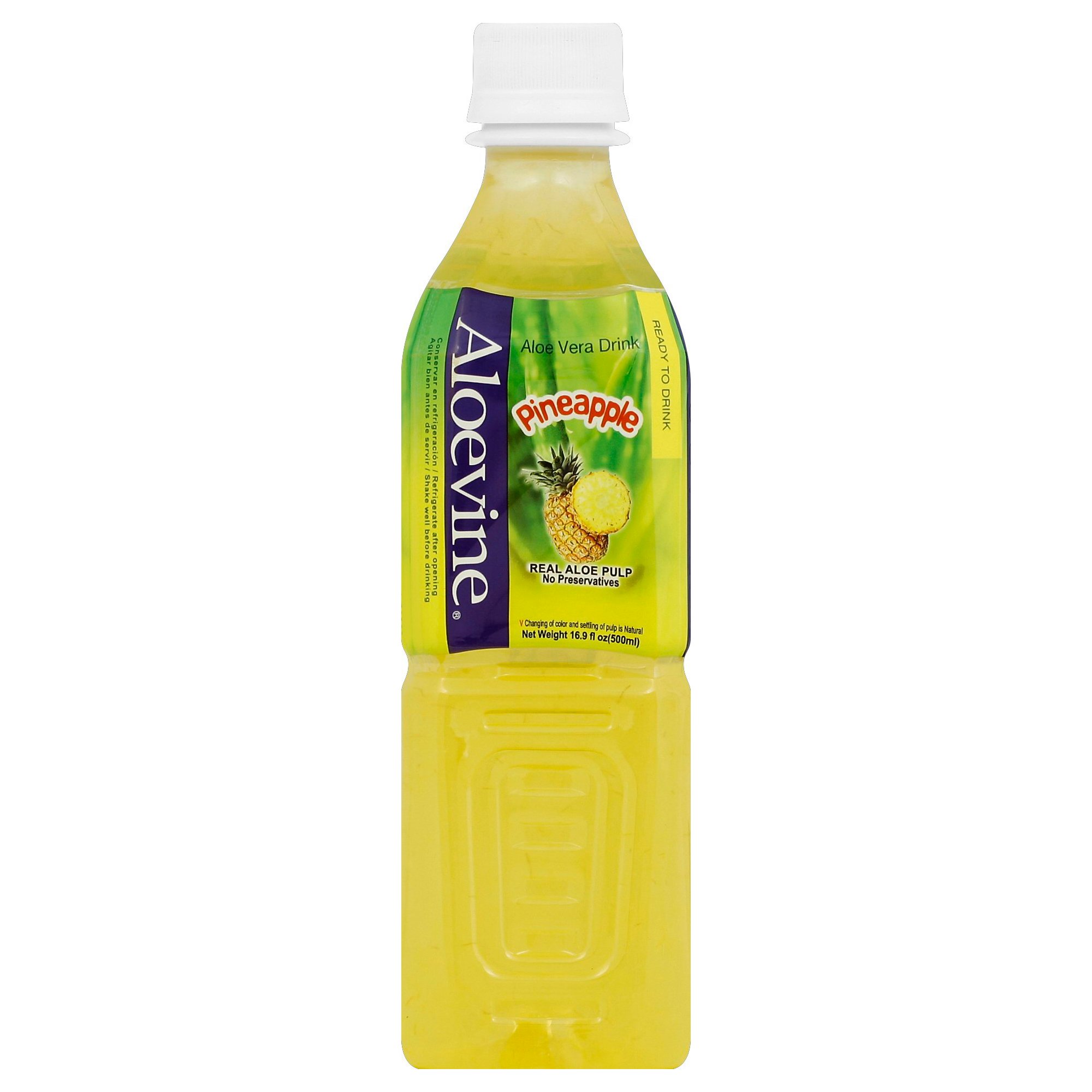 lastig Absorberend kast Aloevine Aloe Vera Pineapple Drink - Shop Juice at H-E-B