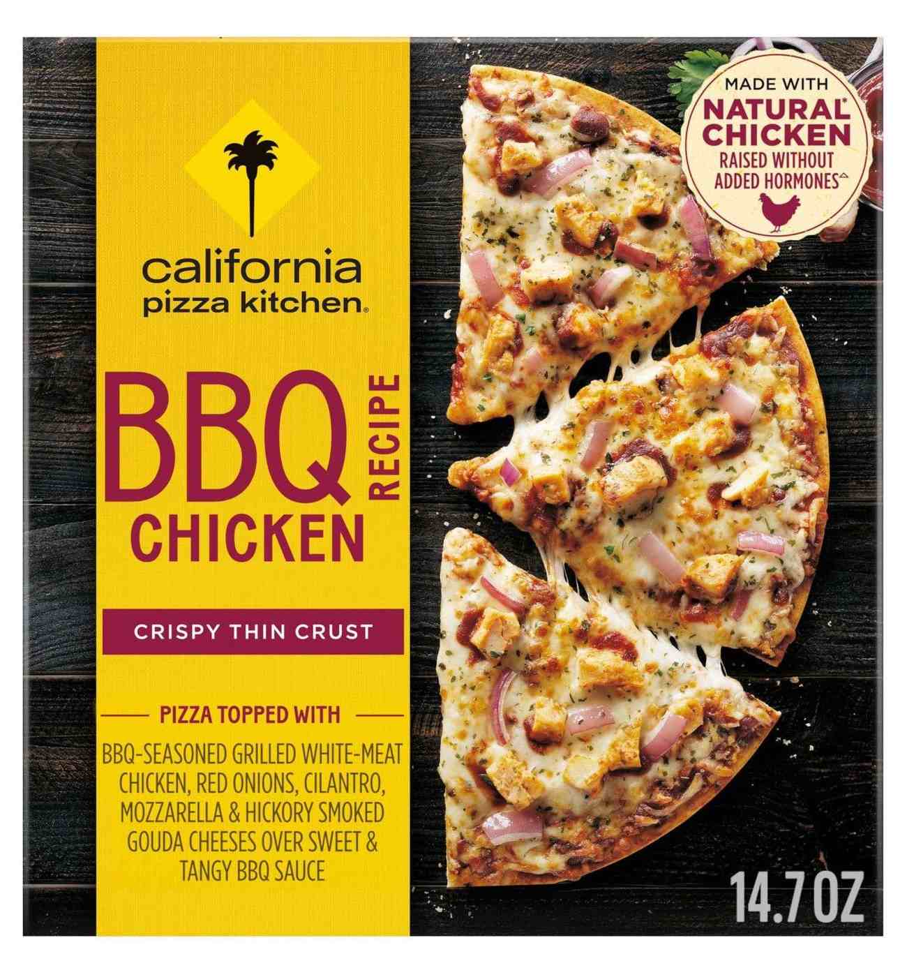 California Pizza Kitchen Crispy Thin Crust Frozen Pizza - BBQ Chicken; image 1 of 6