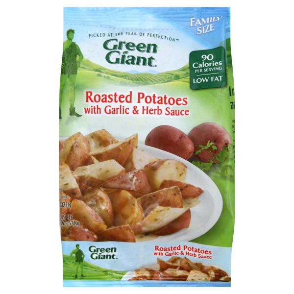 Green Giant Roasted Potatoes with Garlic and Herb Sauce Family Size