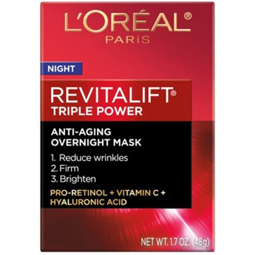 L'Oréal Paris Revitalift Triple Power Intensive Anti-Aging Face Mask, 1.7 oz