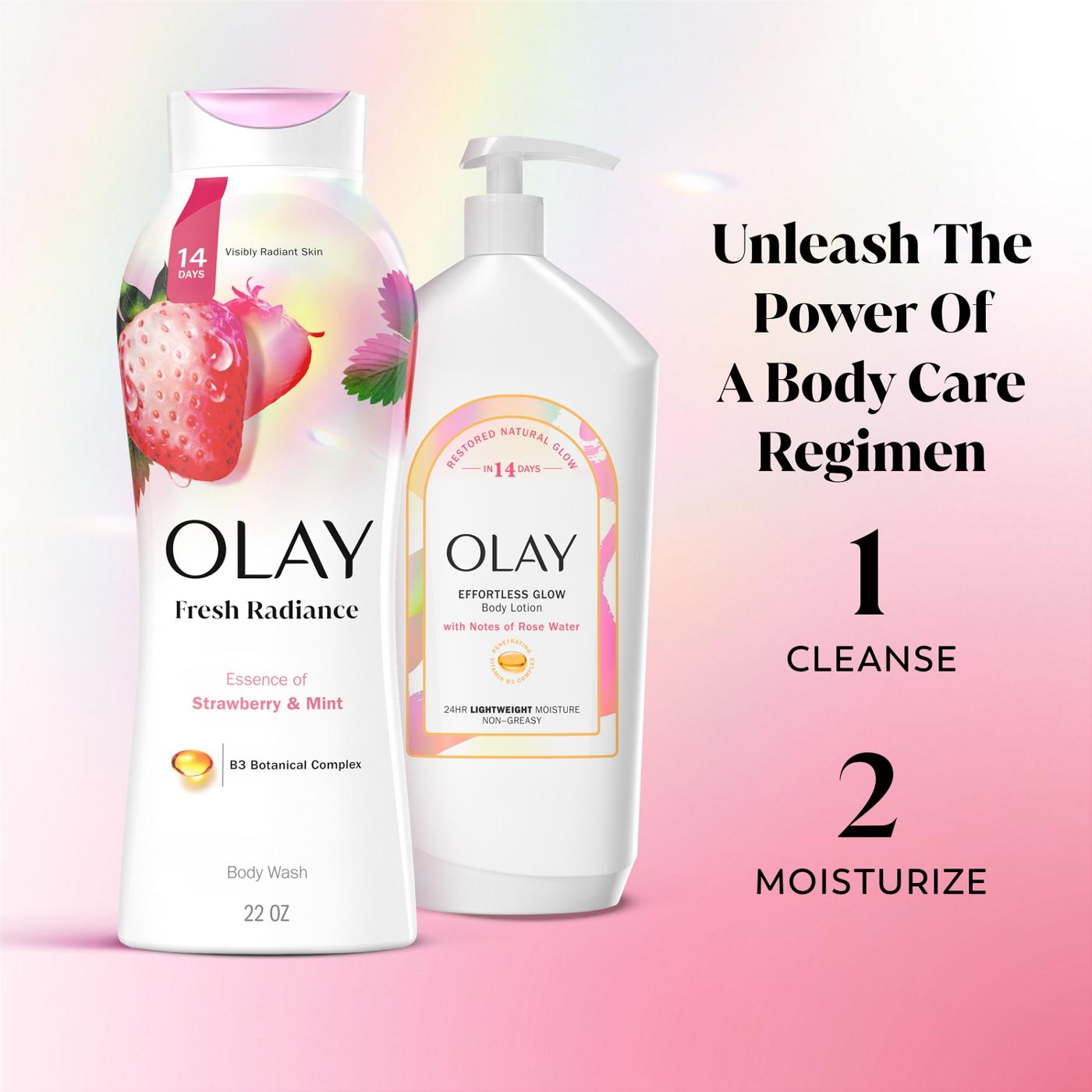 Olay Fresh Outlast Body Wash - White Strawberry & Mint; image 5 of 10