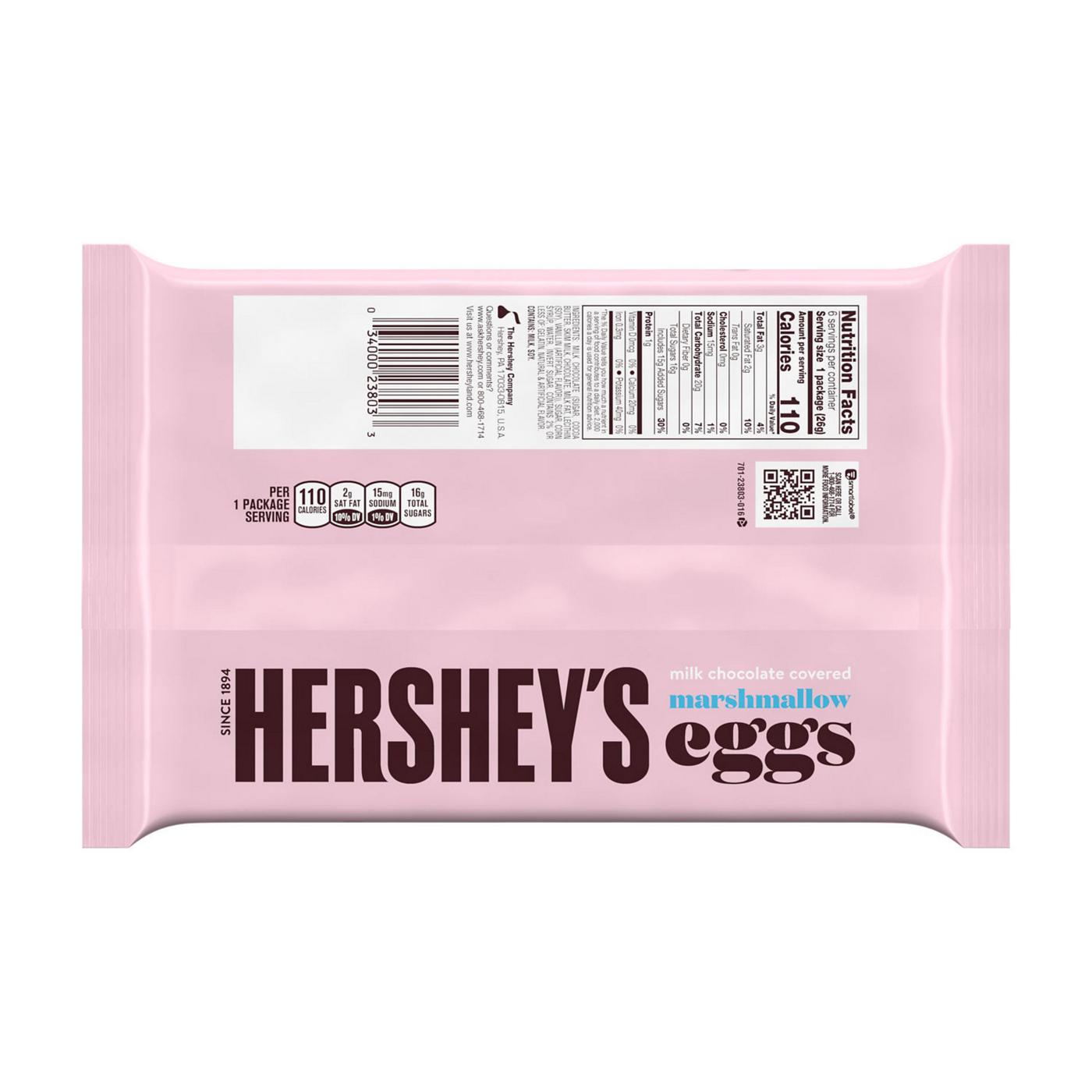 Hershey's Milk Chocolate Covered Marshmallow Eggs Easter Candy; image 4 of 7