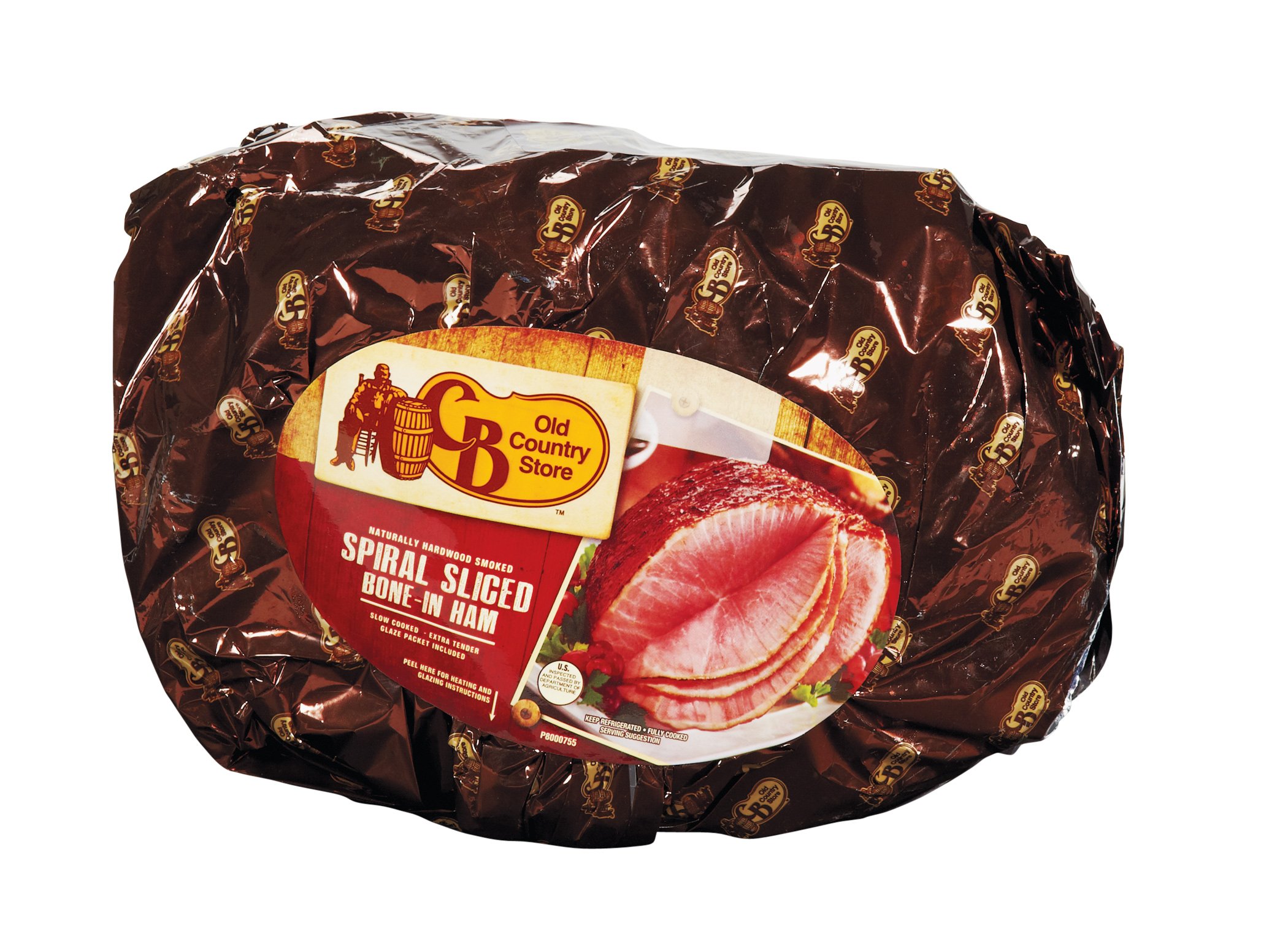 John Morrell Cracker Barrel BoneIn Spiral Sliced Ham Shop Meat at HEB