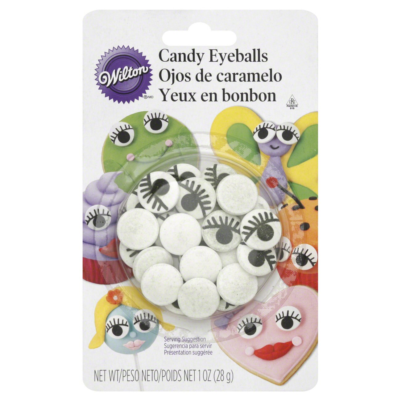 Wilton Candy Eyeballs with Lashes Shop Icing & decorations at HEB