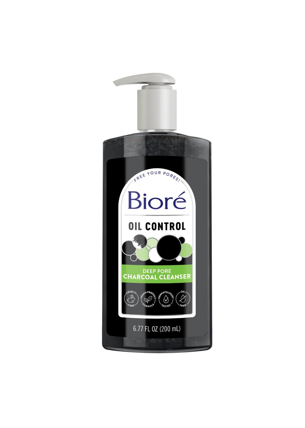 Bioré Oil Control Deep Pore Charcoal Cleanser; image 1 of 11