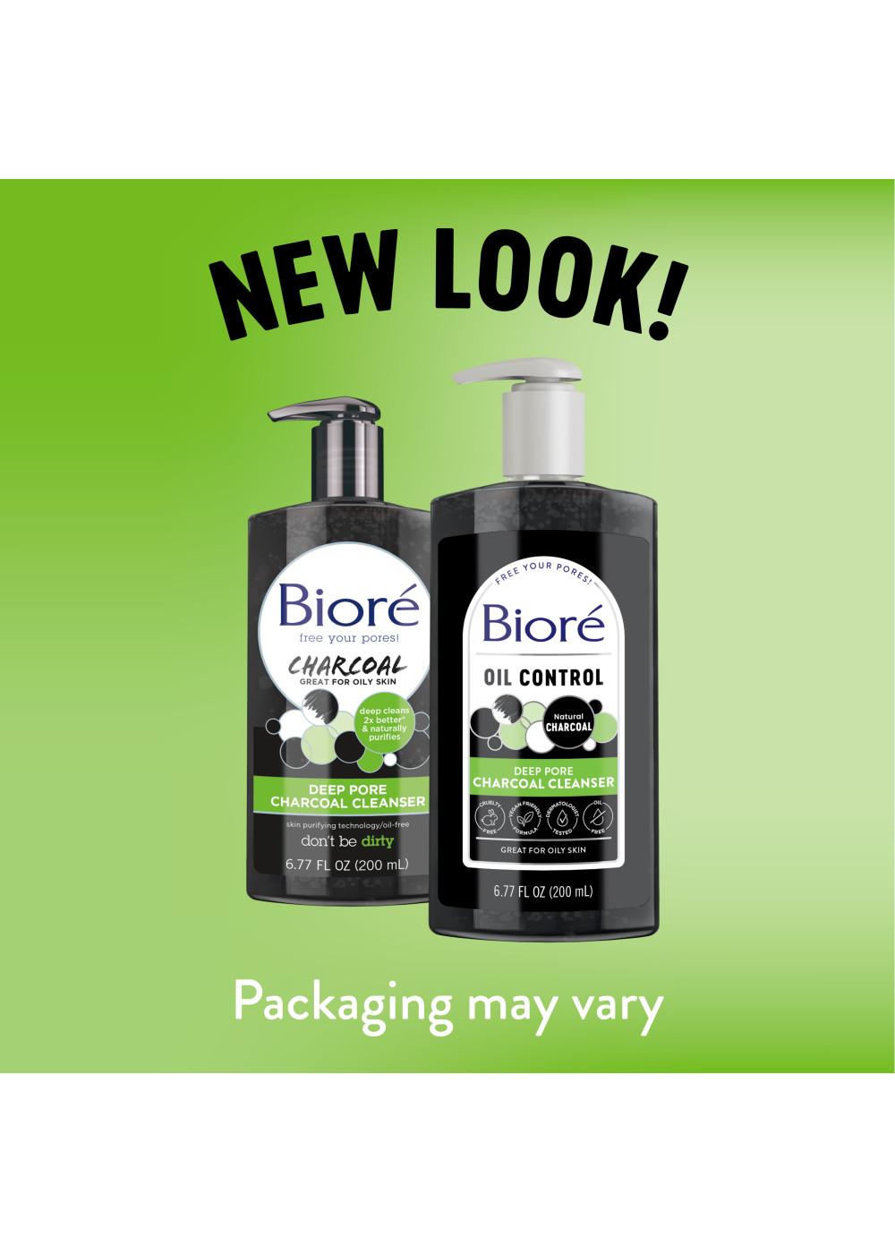 Bioré Oil Control Deep Pore Charcoal Cleanser; image 4 of 11