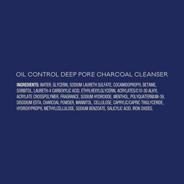 Bioré Oil Control Deep Pore Charcoal Cleanser