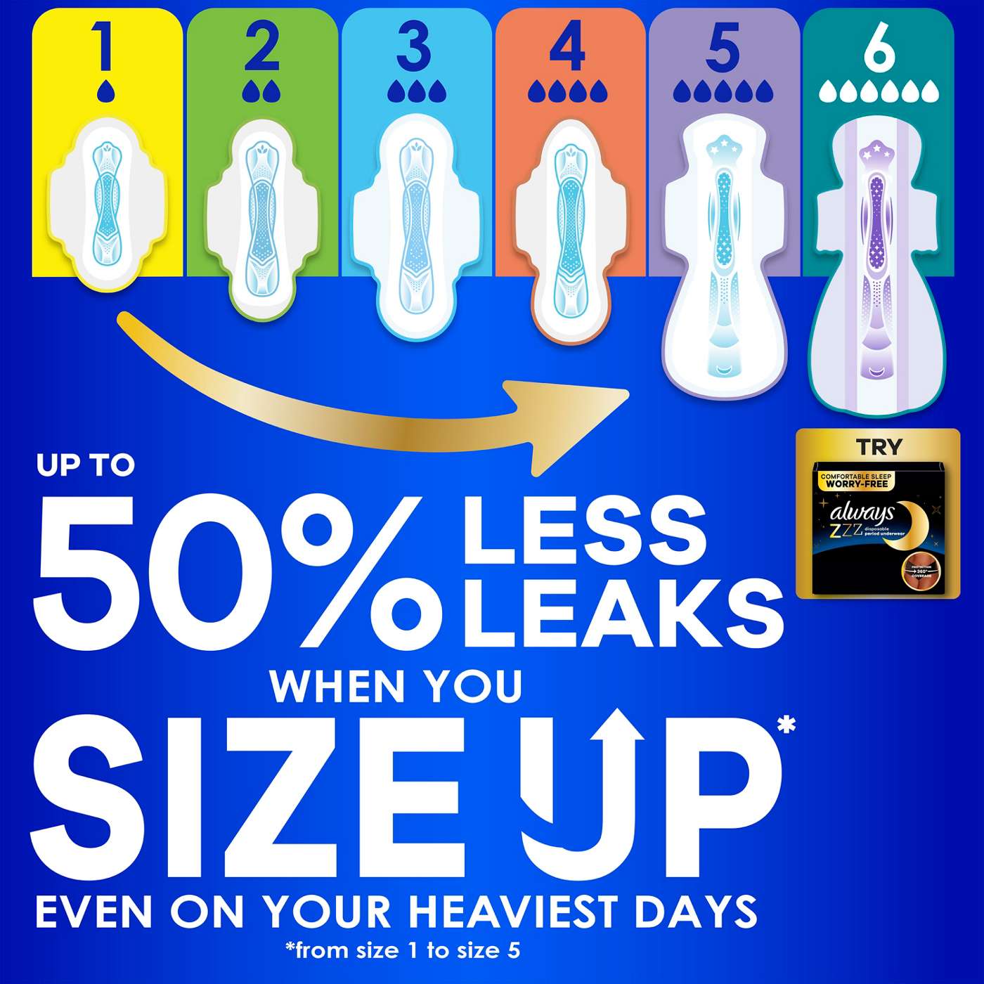 Always Maxi Daytime Pads with Wings, Super, Unscented Size 2; image 4 of 10