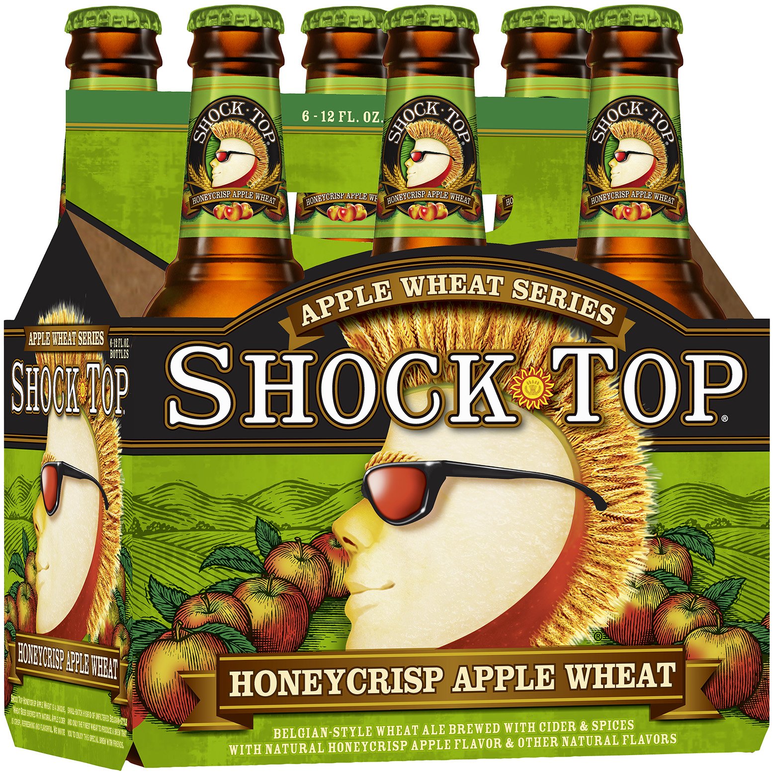 NEW Shock Top Honeycrisp Apple Wheat 8" Tap Handle Beer Bar Pub Keg #6 
