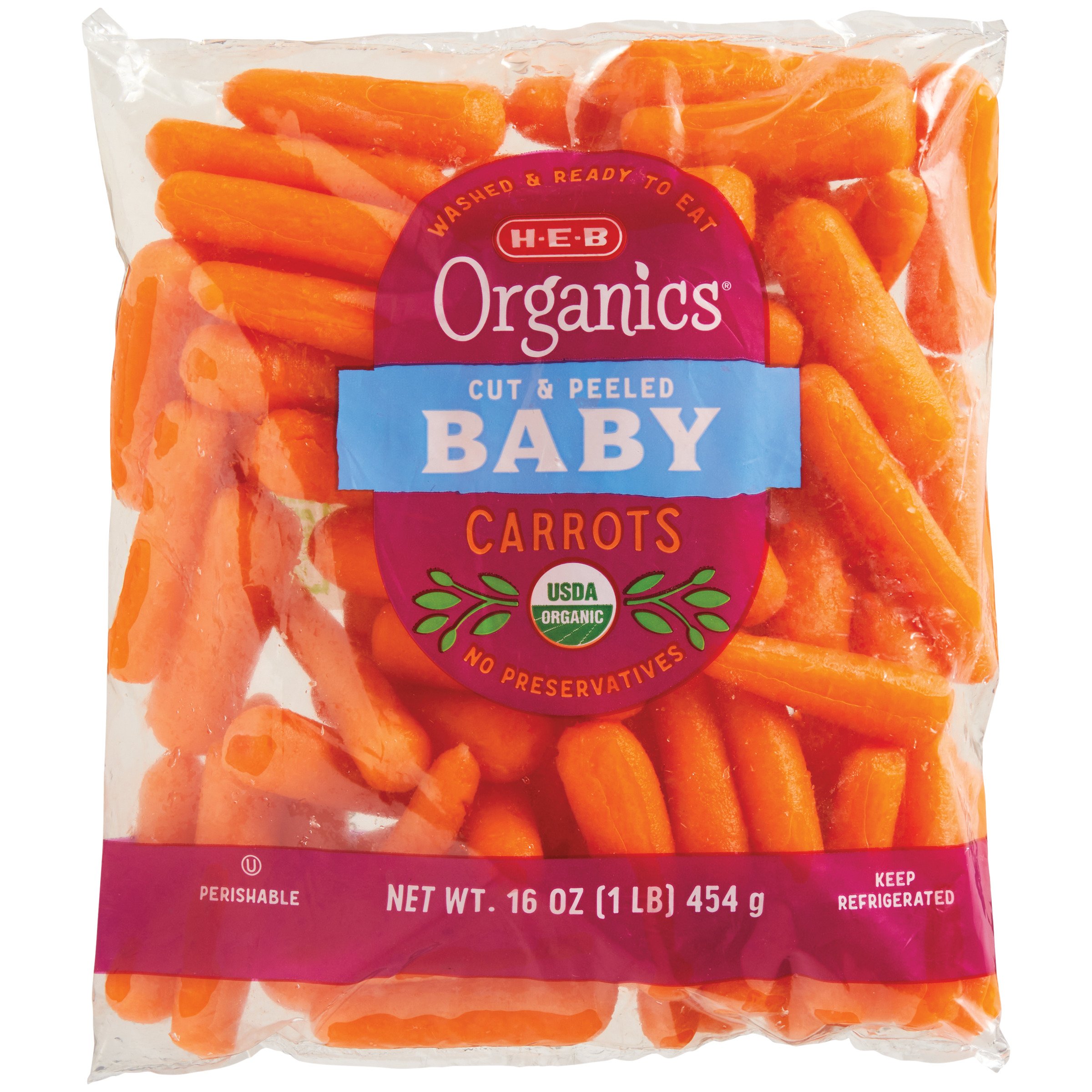 HEB Organics Mini Carrots Shop Potatoes & Carrots at HEB