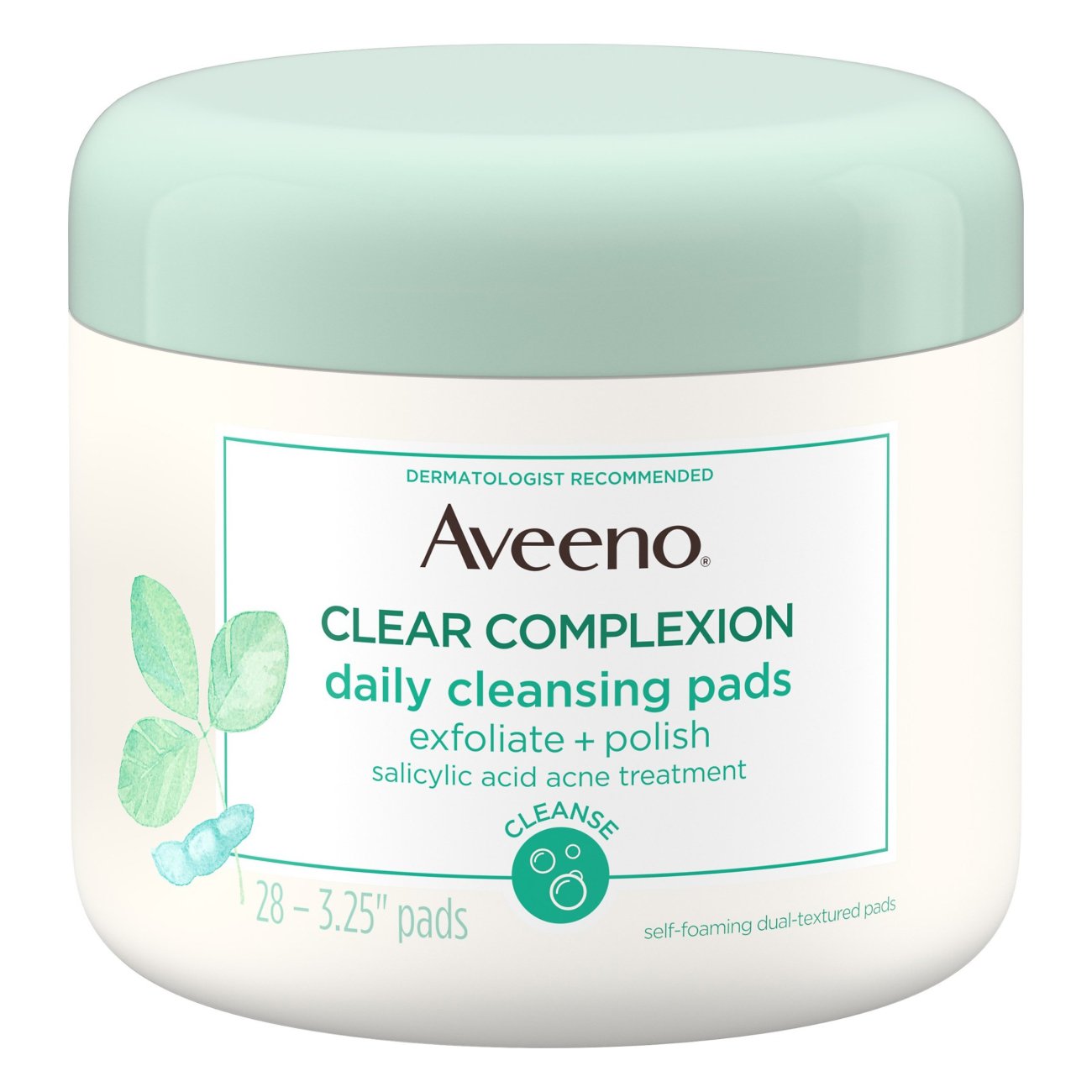 aveeno clear complexion daily cleansing pads