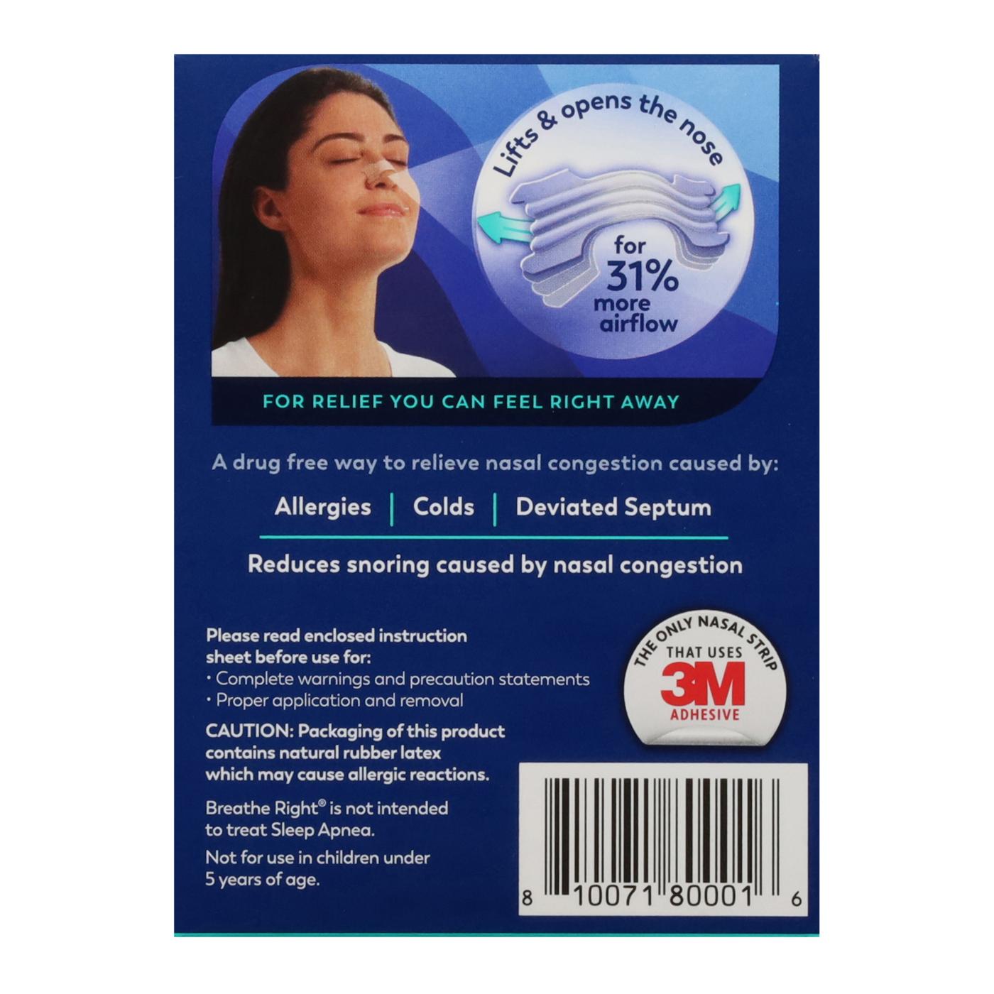 Breathe Right Nasal Strips Extra Clear; image 2 of 2