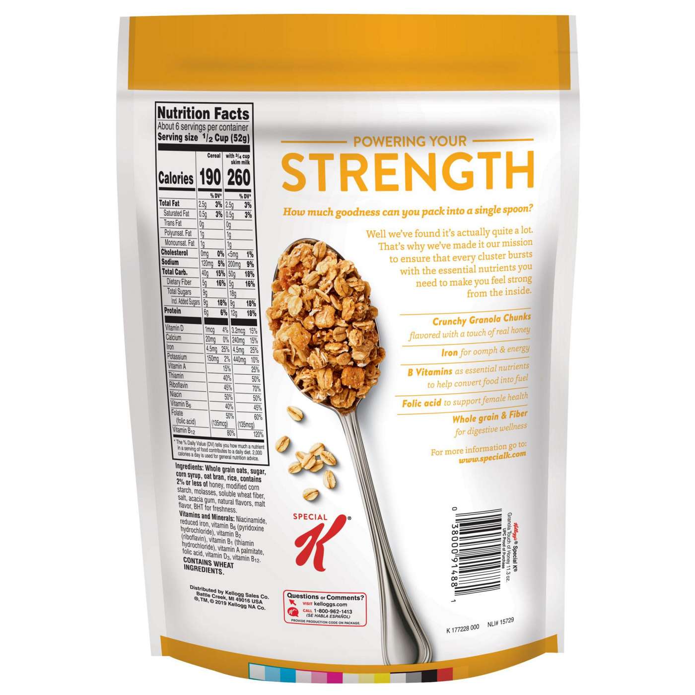 Kellogg's Special K Granola Touch of Honey; image 3 of 7