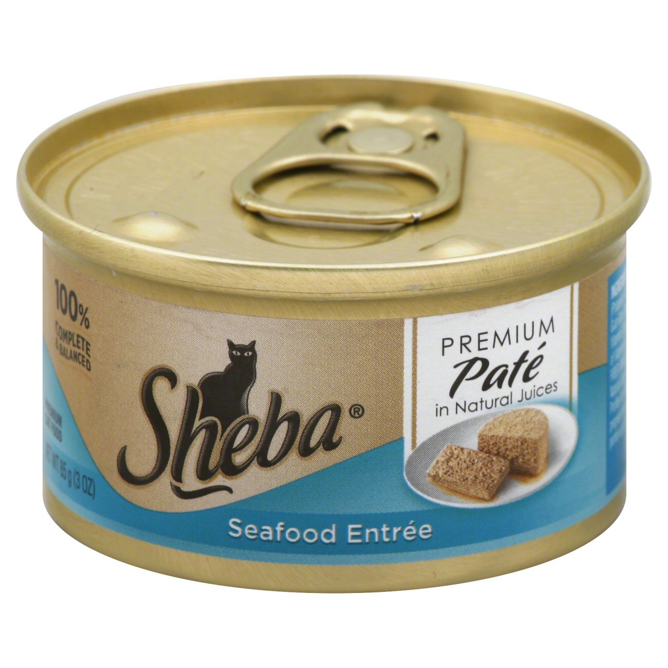 Sheba Premium Pate Cat Food Seafood Entree in Natural Juices Shop