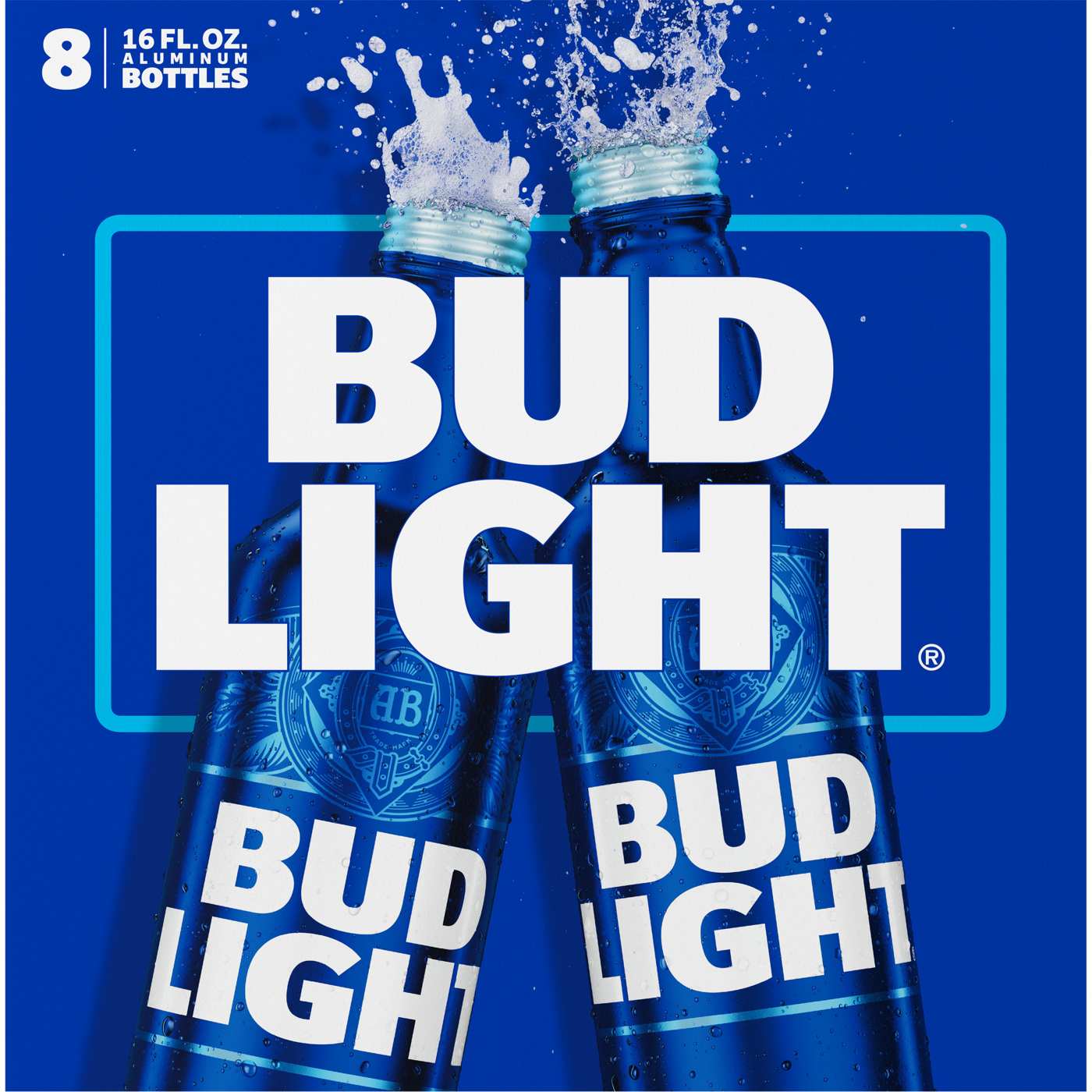 Bud Light Beer 8 pk Aluminum Bottles; image 2 of 2