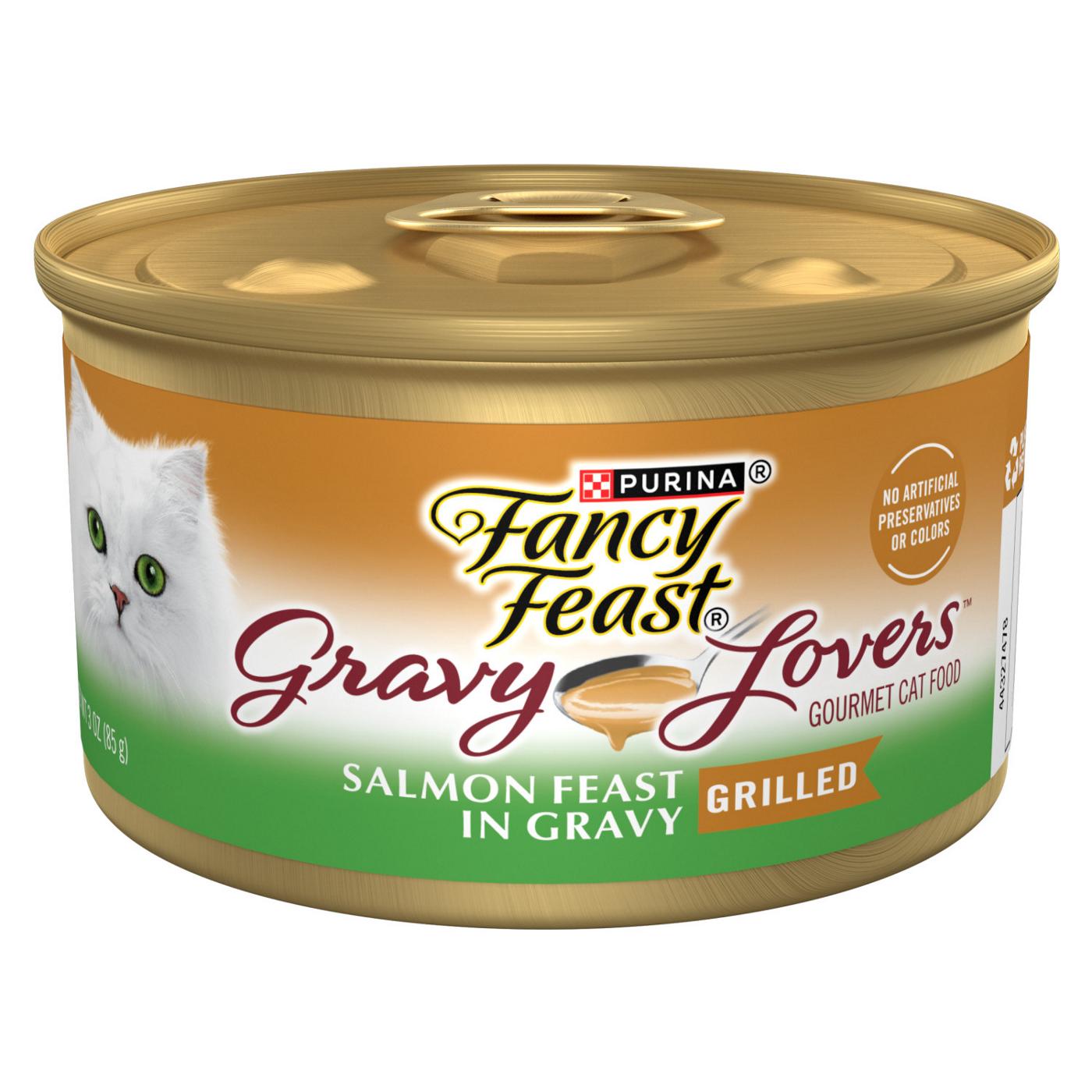 Fancy Feast Gravy Lovers Salmon Feast Wet Cat Food; image 1 of 5