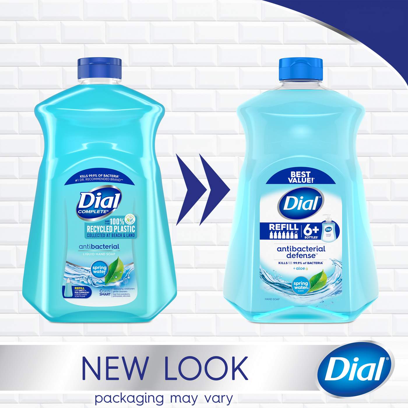 Dial Antibacterial Hand Soap Refill - Spring Water; image 3 of 3