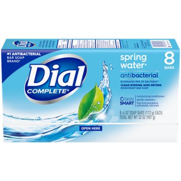 Dial Antibacterial Refresh & Renew Bar Soap - Spring Water