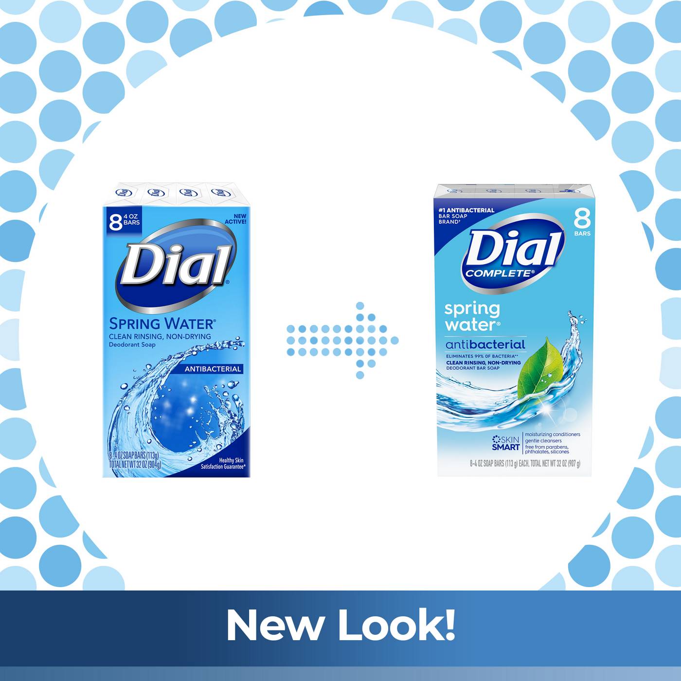 Dial Complete Antibacterial Bar Soap, Spring Water; image 7 of 7