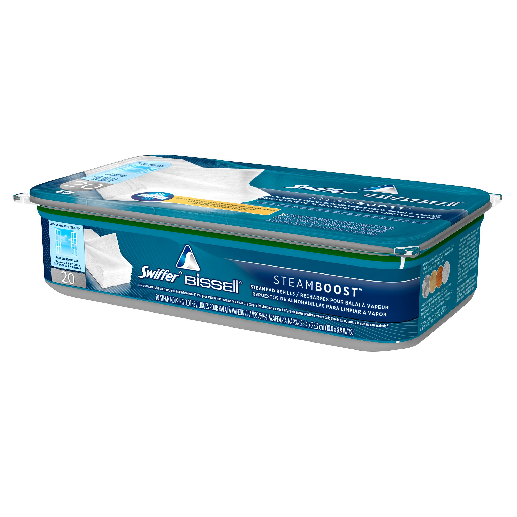 Swiffer Steamboost Powered By Bissell Steam Pad Refills Shop Mops at