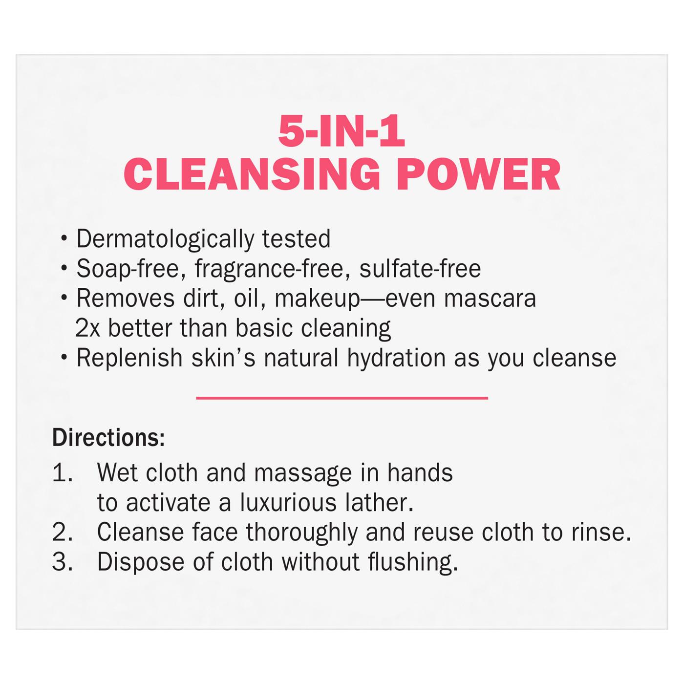 Olay Daily Facial Hydrating Cleansing Cloths with Grapeseed Extract; image 2 of 7