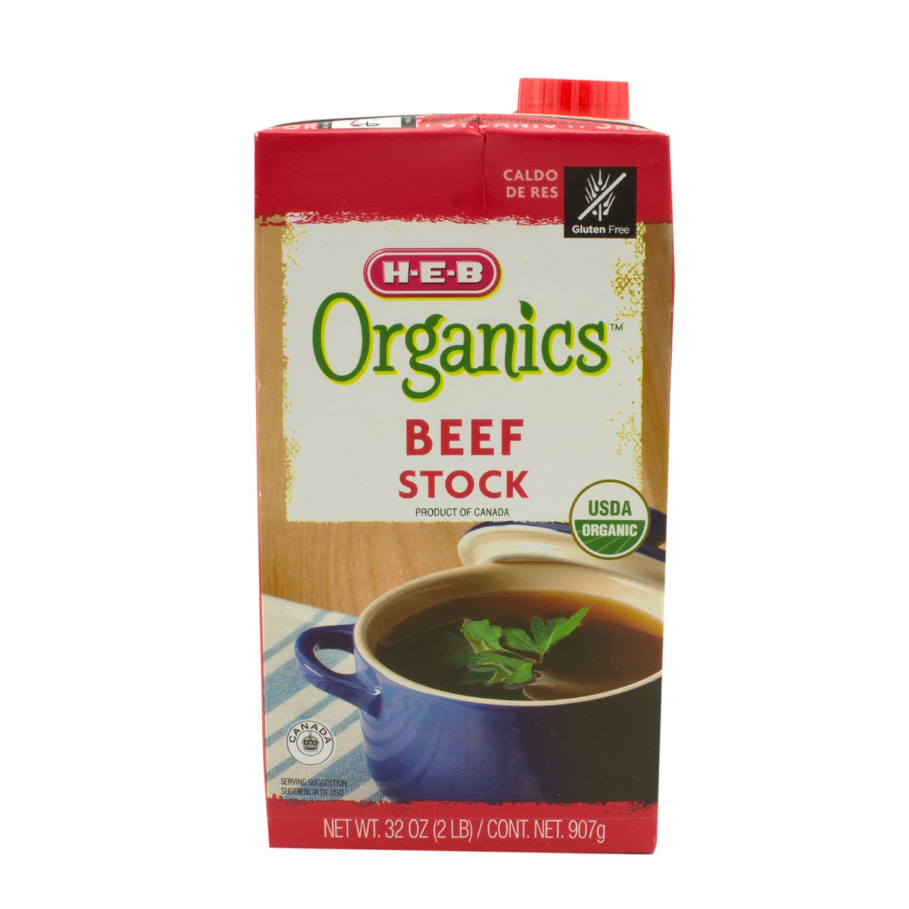 H-E-B Organics Beef Stock - Shop Broth & Bouillon at H-E-B