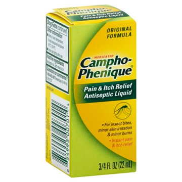Campho-Phenique Medicated Pain & Itch Relieving Antiseptic Liquid, 0.75 oz