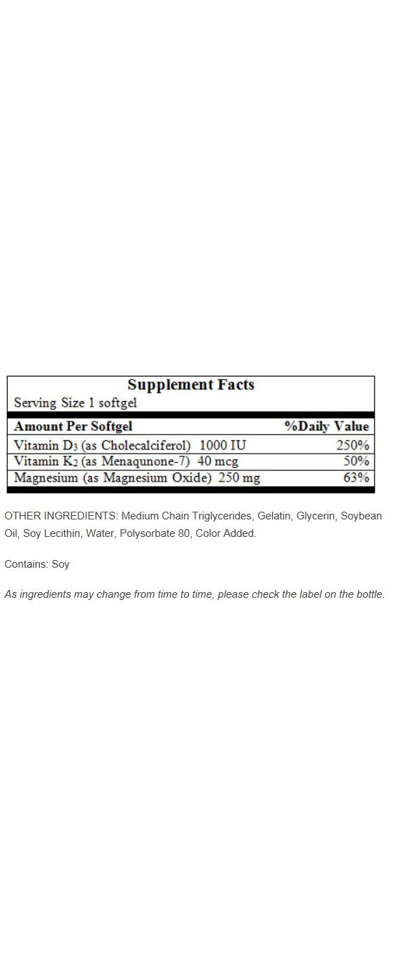 Nature Made Magnesium Bone Complex Softgels; image 2 of 2