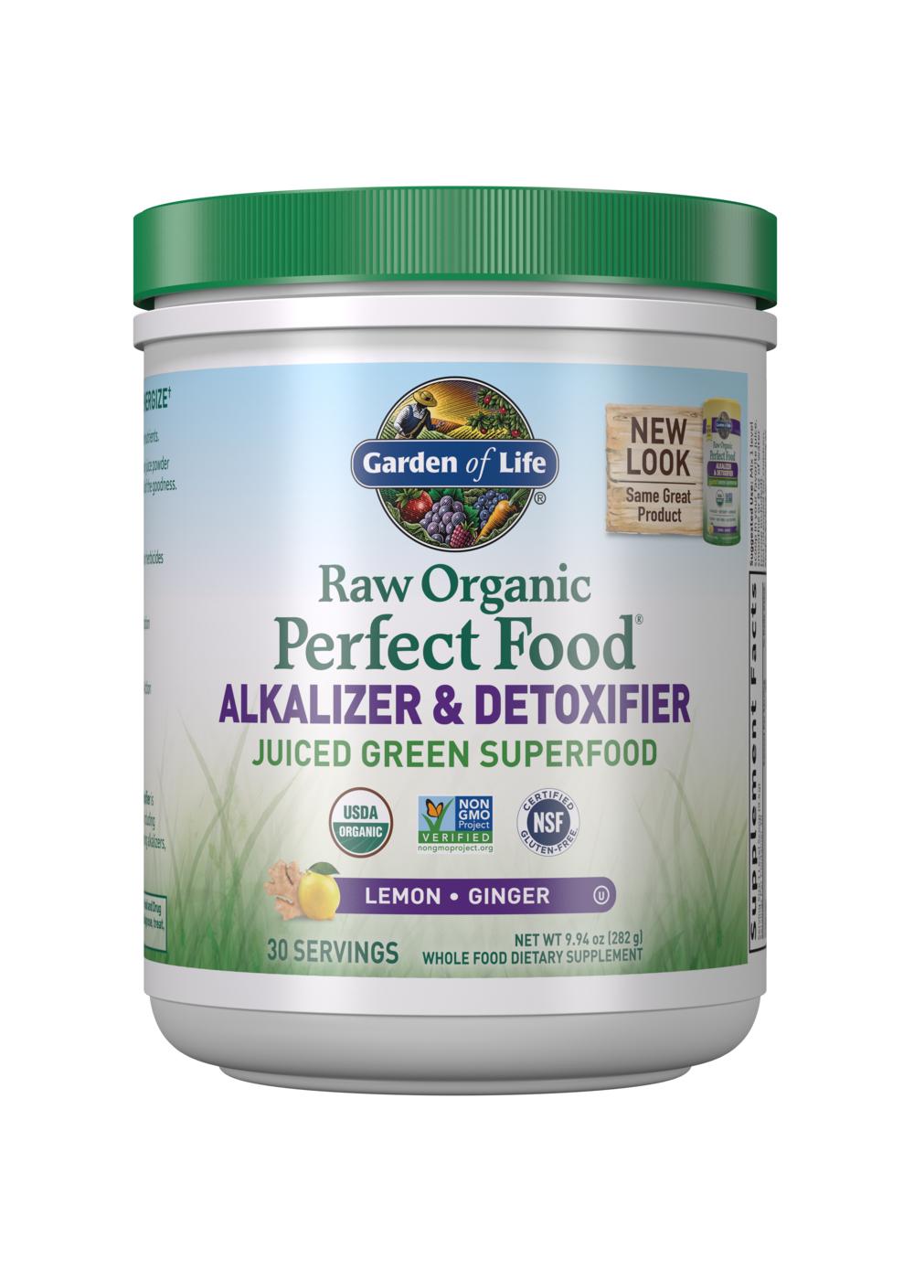 Garden of Life Raw Organic Perfect Food Alkalizer & Detoxifier Juiced Green Superfood; image 1 of 2