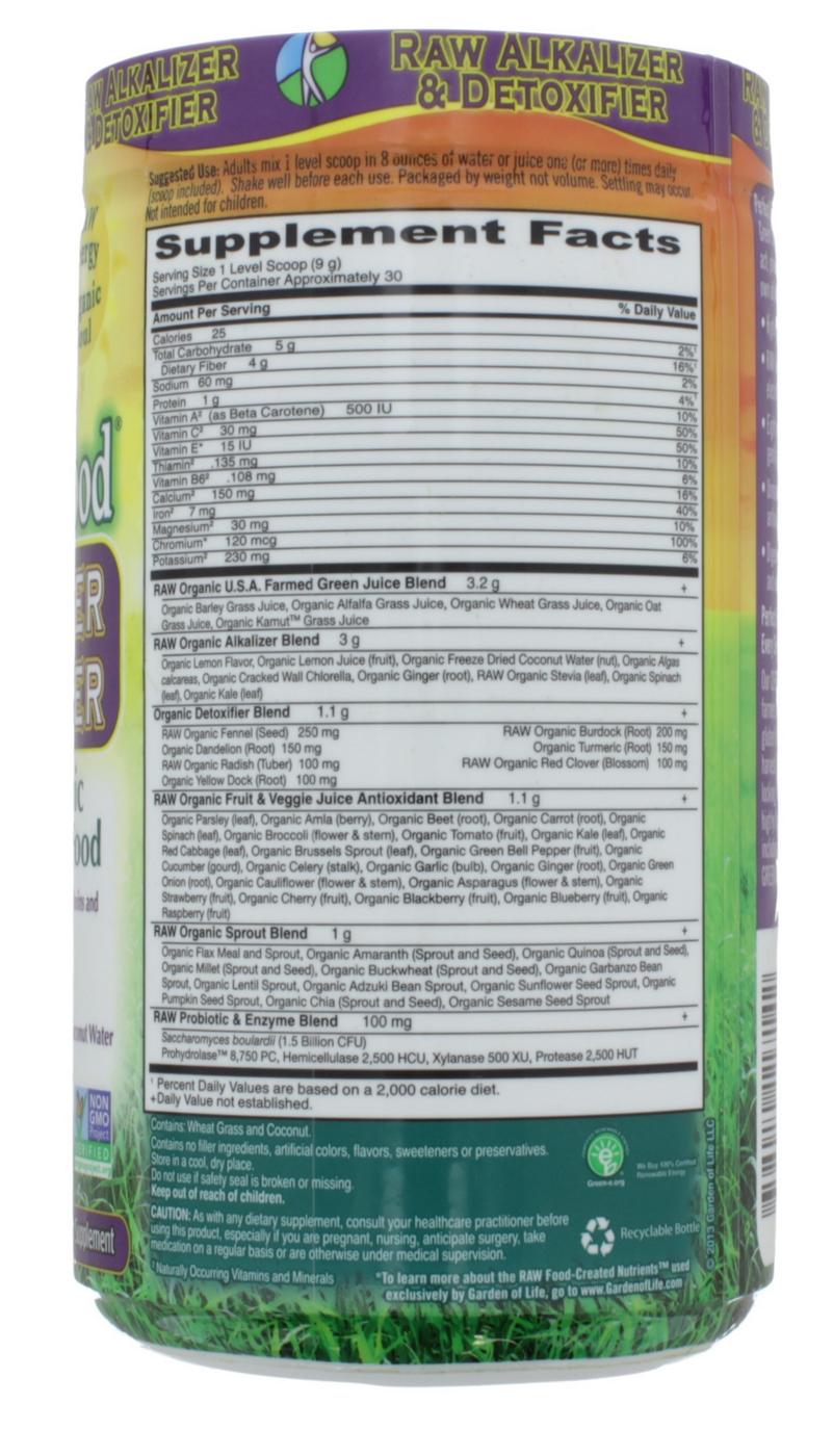 Garden of Life Raw Organic Perfect Food Alkalizer & Detoxifier Juiced