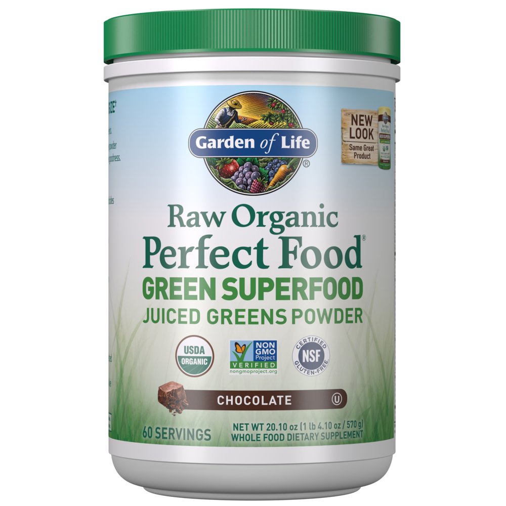 Garden Of Life Raw Organic Perfect Food Green Superfood Chocolate ...