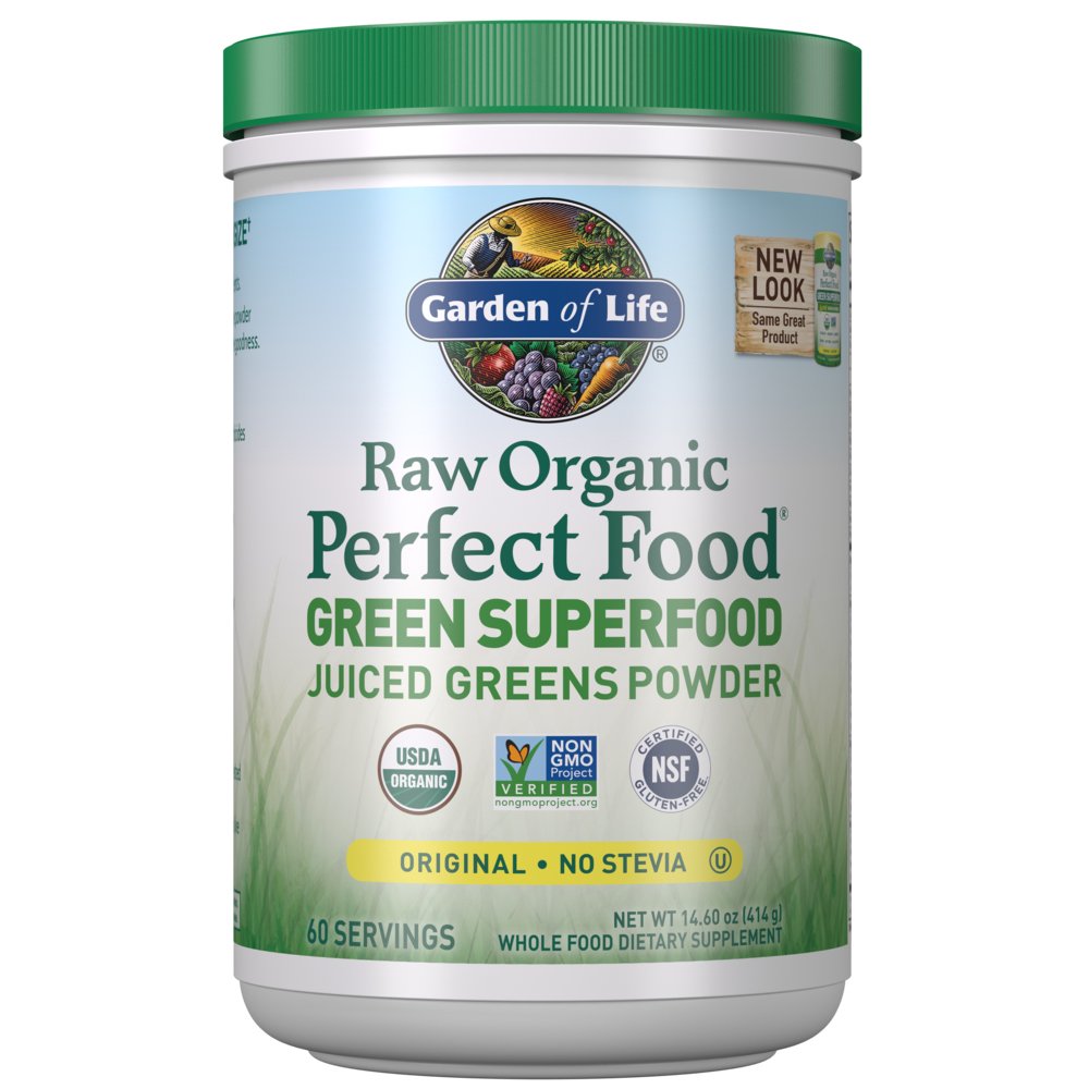 Food garden life raw perfect organic green superfood powder super original greens juiced chocolate oz stevia vitacost price our