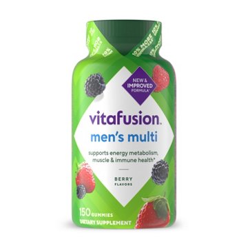 Vitafusion Men's Complete MultiViitamin Gummy Vitamins - Ass't Fruit Flavors, 150 ct
