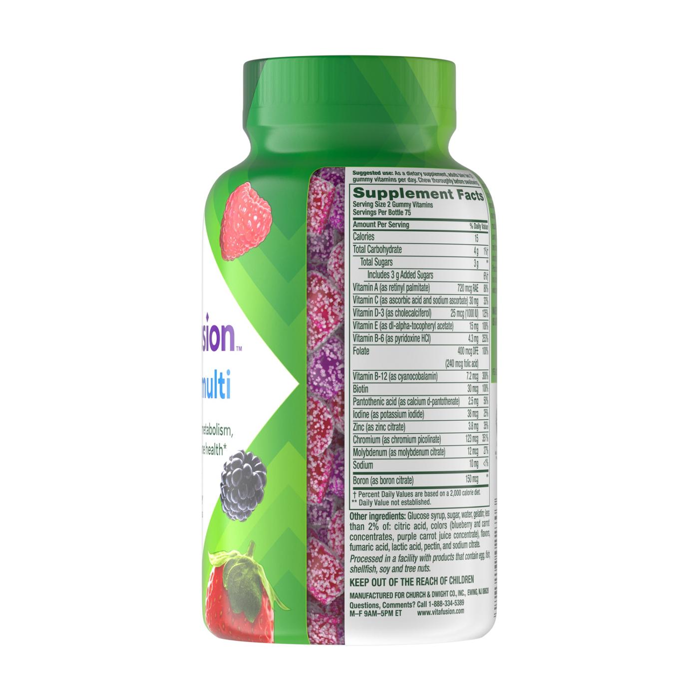 Vitafusion Men's Complete MultiViitamin Gummy Vitamins - Ass't Fruit Flavors; image 3 of 6