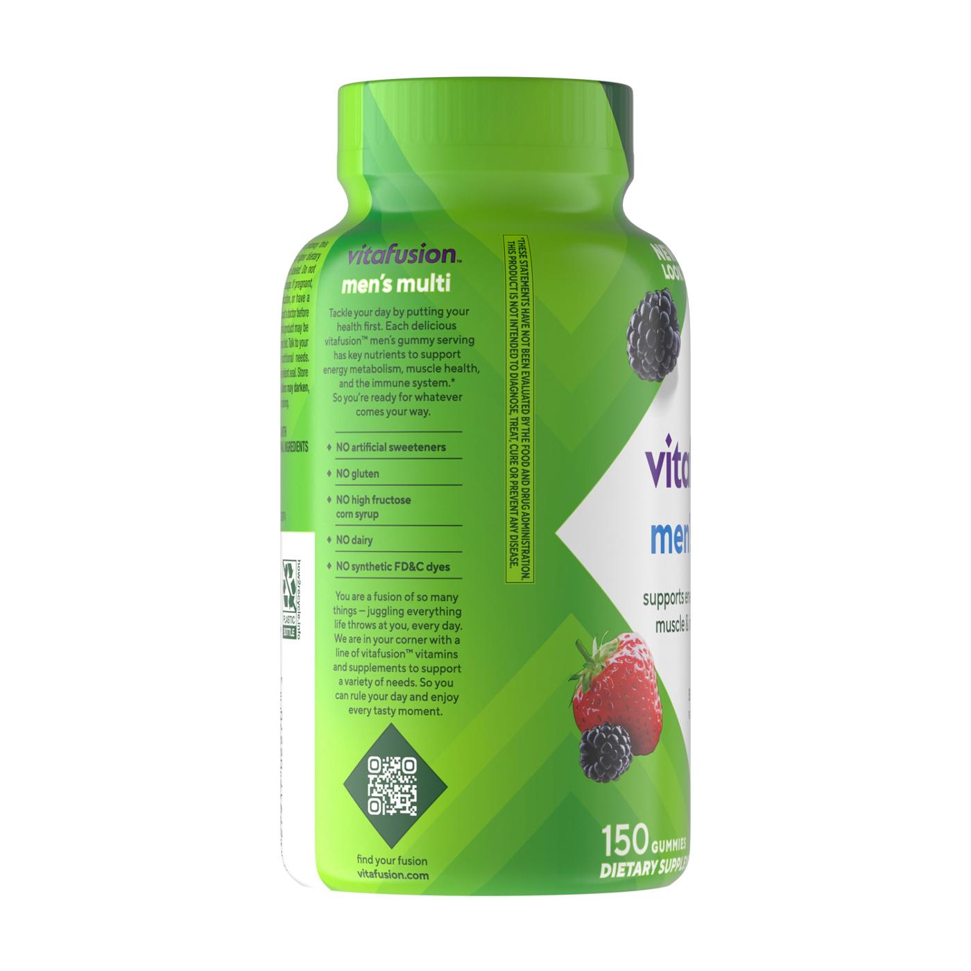 Vitafusion Men's Complete MultiViitamin Gummy Vitamins - Ass't Fruit Flavors; image 4 of 6