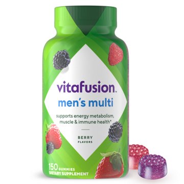 Vitafusion Men's Complete MultiViitamin Gummy Vitamins - Ass't Fruit Flavors, 150 ct