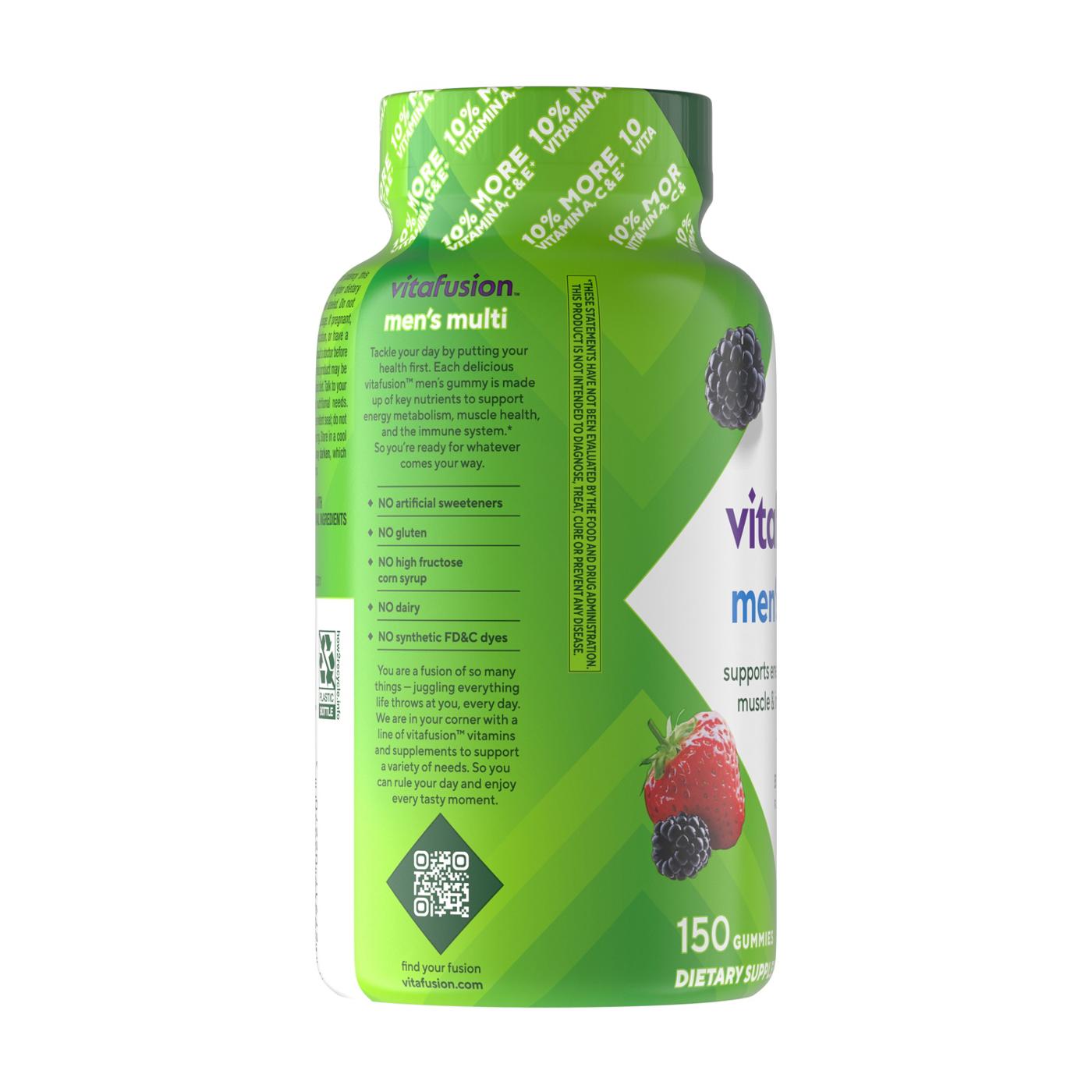 Vitafusion Men's Complete MultiViitamin Gummy Vitamins - Ass't Fruit Flavors; image 7 of 11