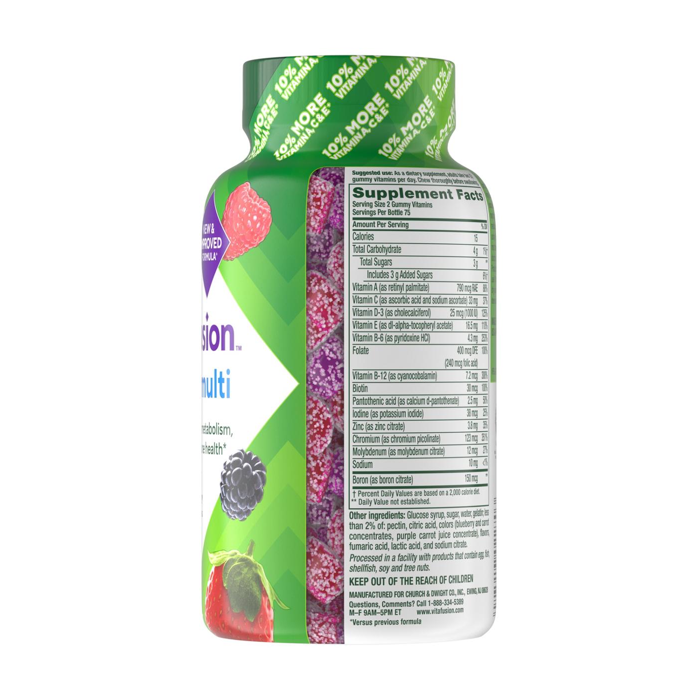 Vitafusion Men's Complete MultiViitamin Gummy Vitamins - Ass't Fruit Flavors; image 9 of 11