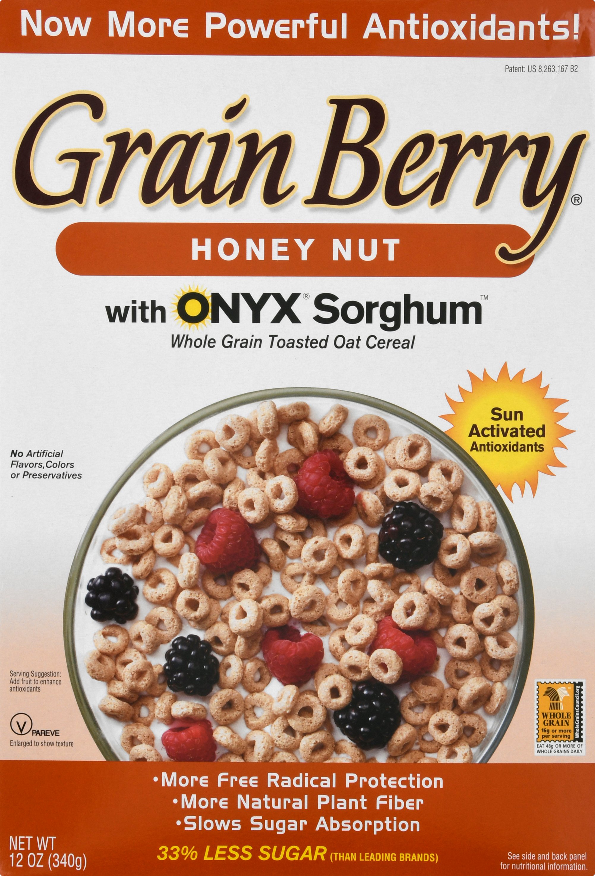 The Silver Palate Grain Berry Honey Nut Whole Grain Toasted Oat Cereal