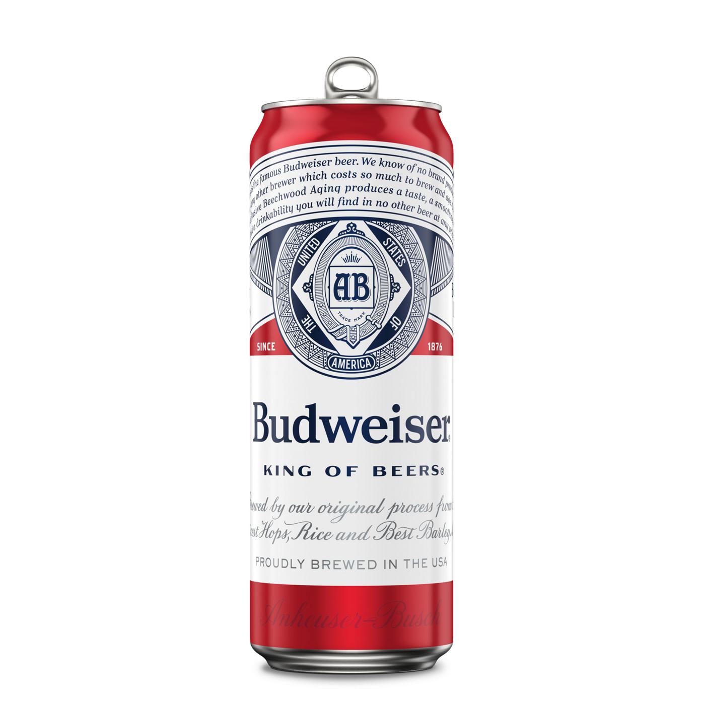 Budweiser Lager Beer Can; image 1 of 7