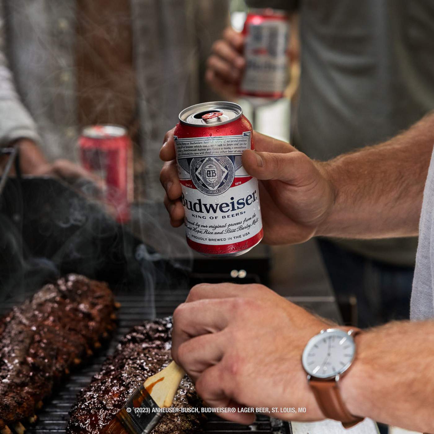 Budweiser Lager Beer Can; image 3 of 7