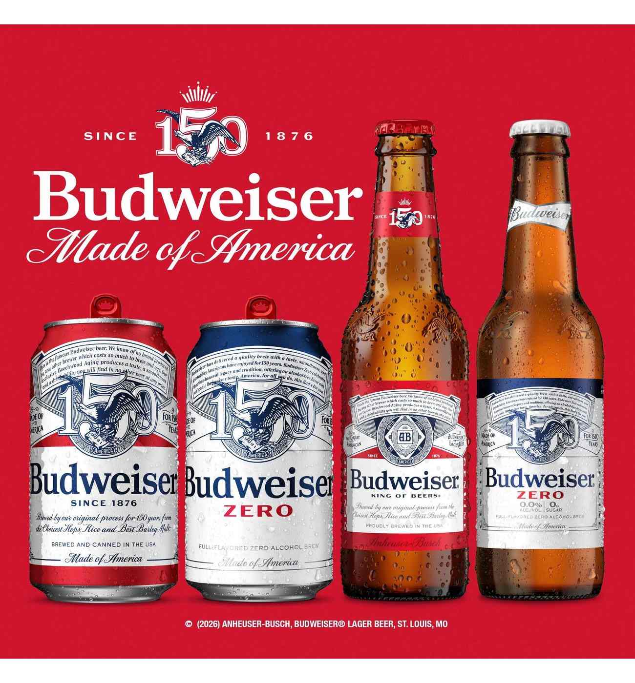 Budweiser American Lager Beer Can; image 8 of 8