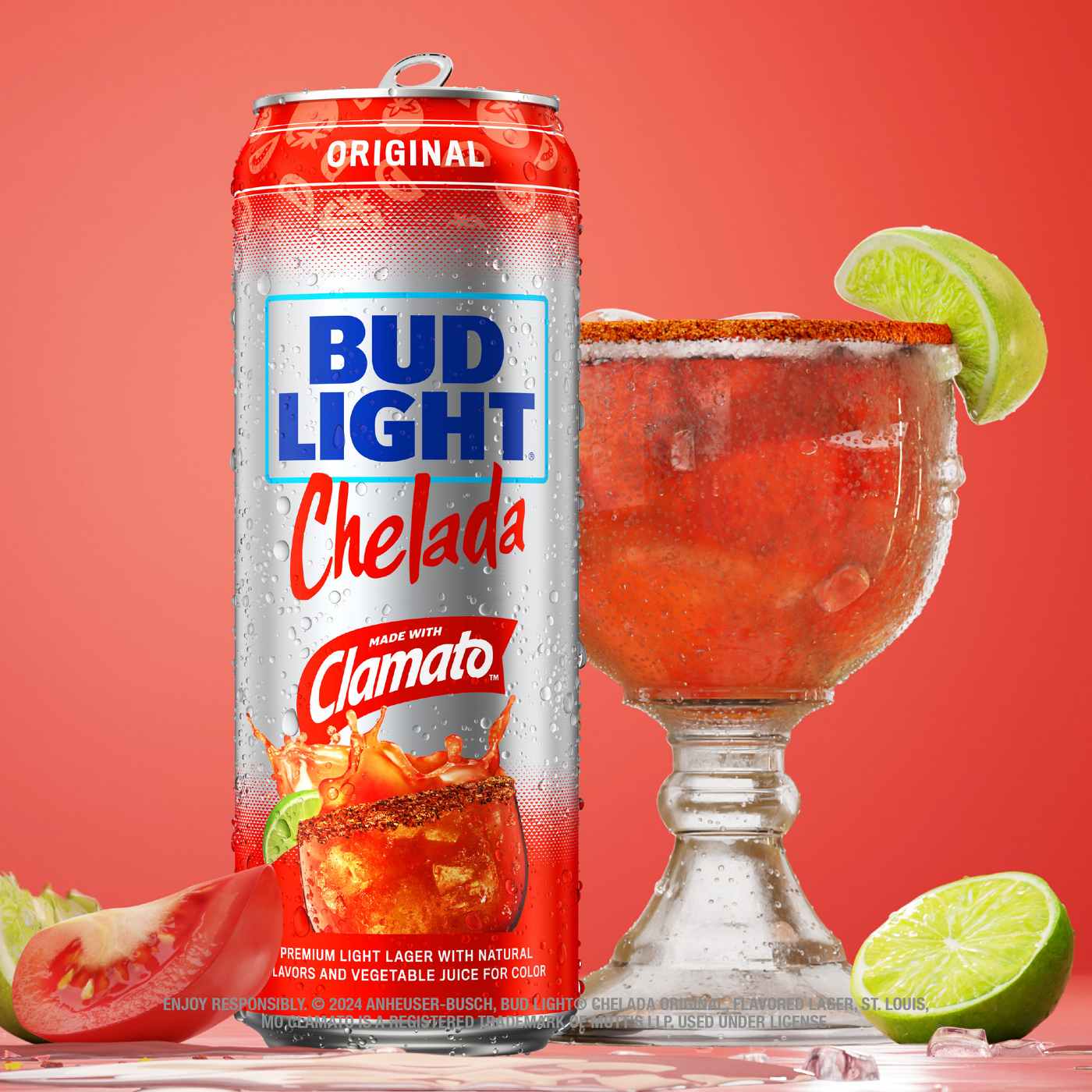 Bud Light Chelada Clamato Beer; image 2 of 6