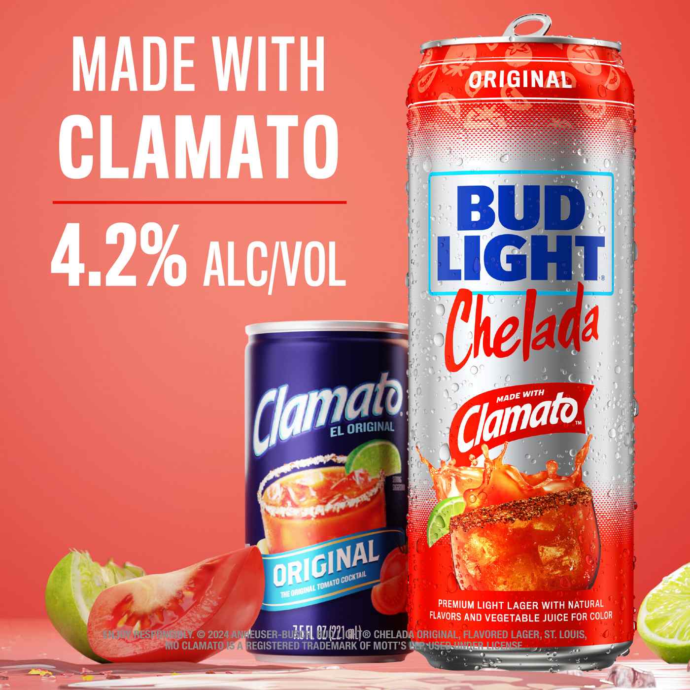 Bud Light Chelada Clamato Beer; image 4 of 6