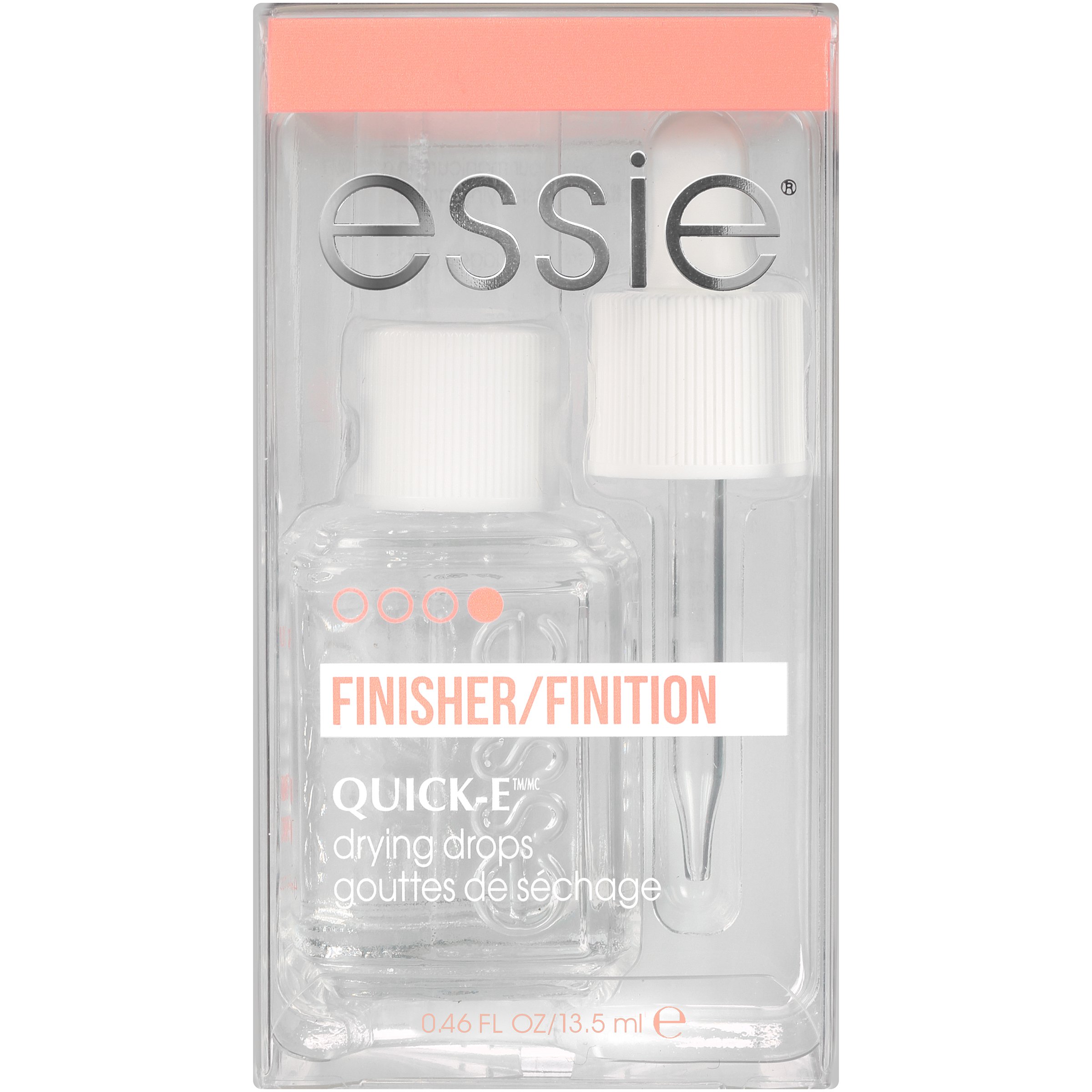 essie QuickE Finisher Nail Drying Drops Shop Treatments at HEB