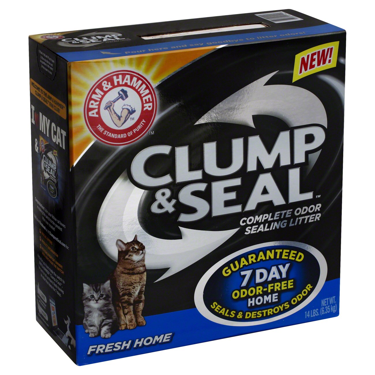 Arm hammer clump seal fresh home litter shop litter litter