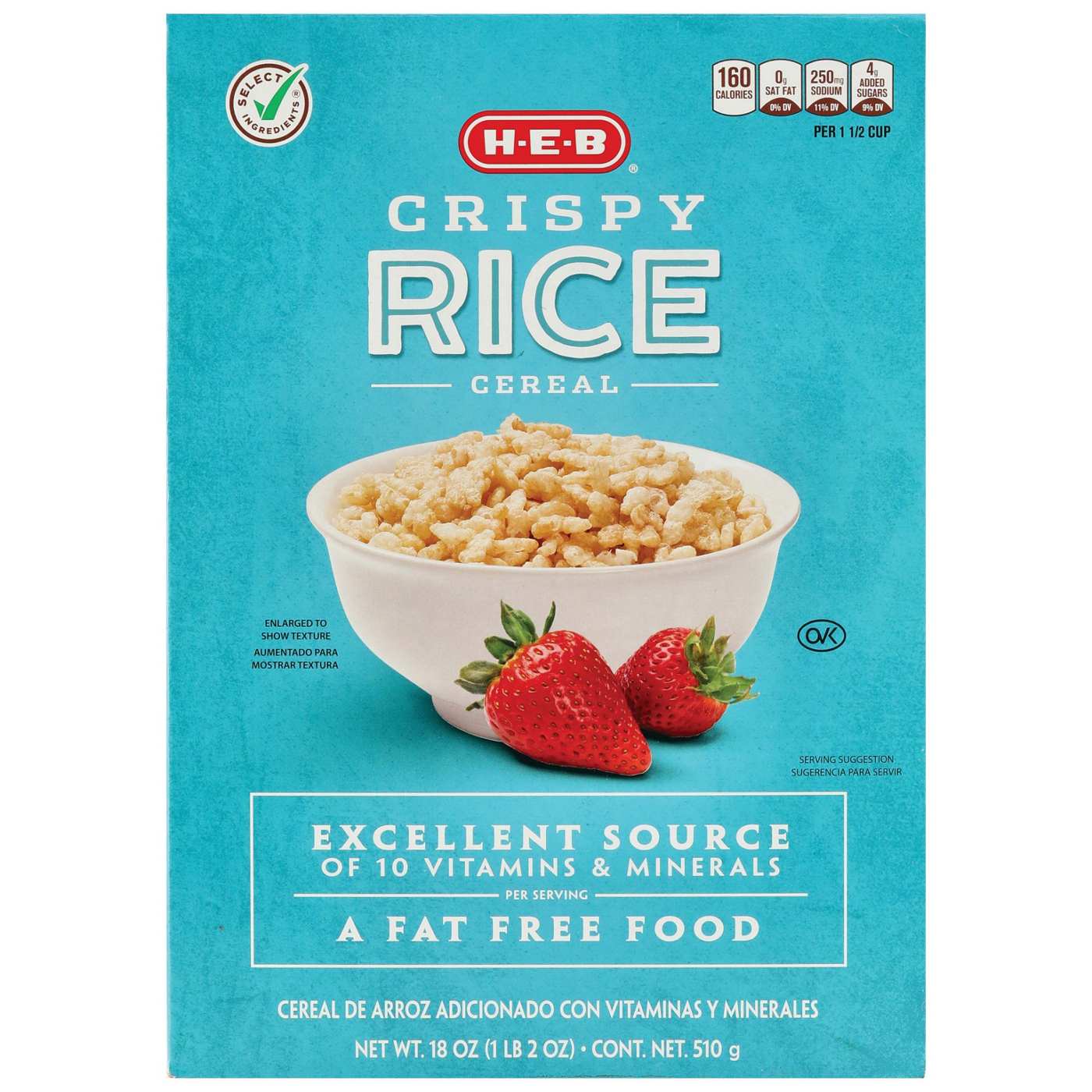 H-E-B Crispy Rice Cereal; image 1 of 5