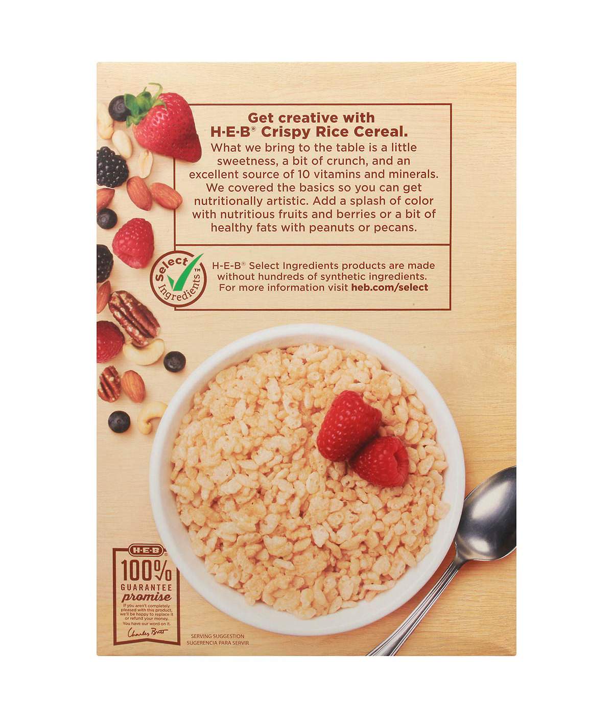 H-E-B Crispy Rice Cereal; image 3 of 5